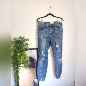 Distressed Skinny Jeans | Size: 13